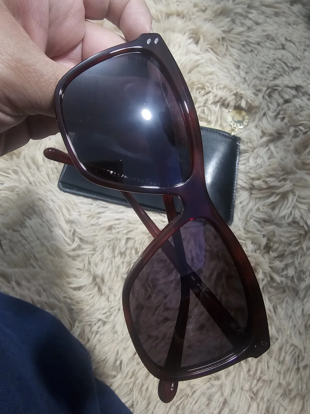 Stella McCartney Women's Red Cat-Eye Sunglasses